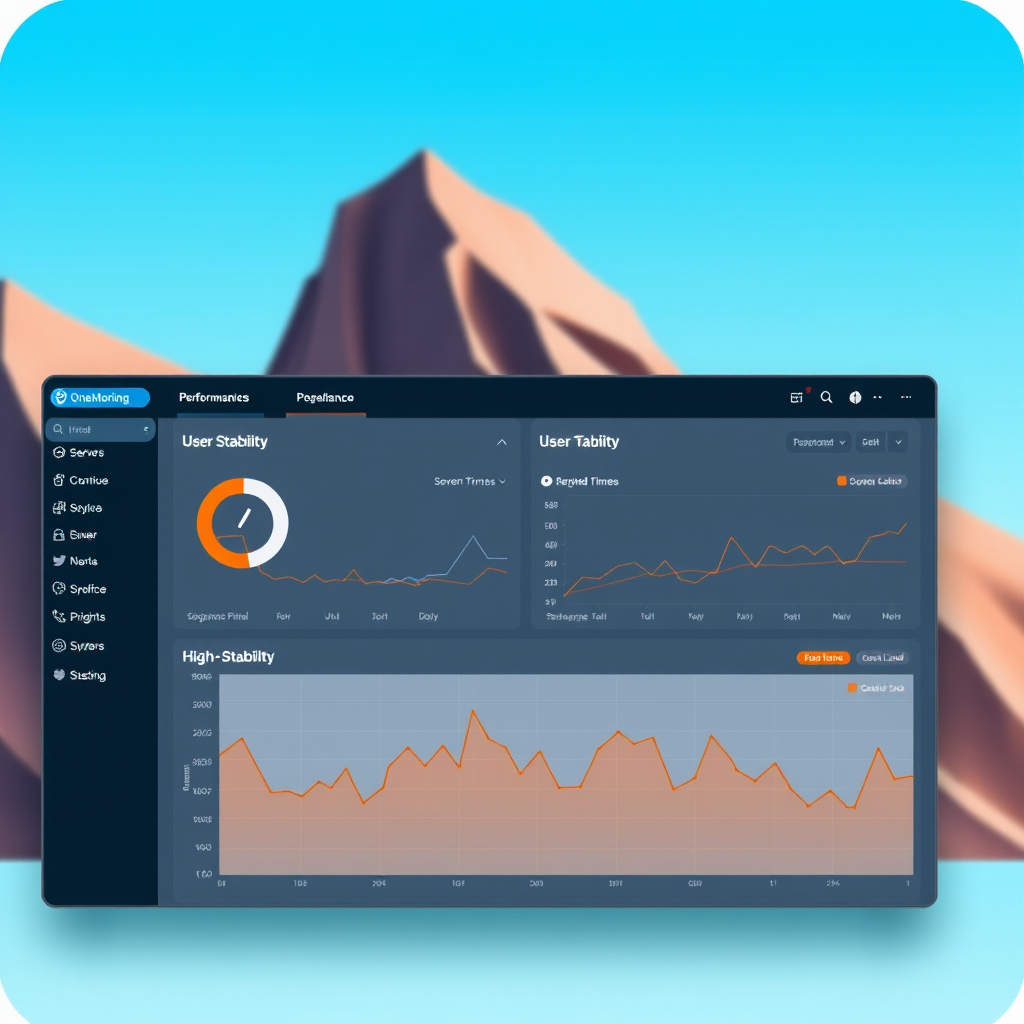OneMotoring portal performance monitoring dashboard showing server response times, user load, and system stability metrics during high traffic periods